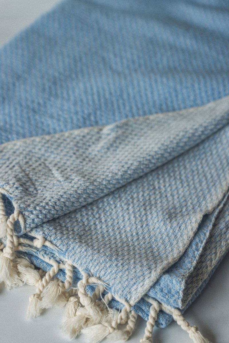 Waffle Weave Turkish Bath Towel – 40”x70” Organic Cotton, Soft & Absorbent from The Bali Market