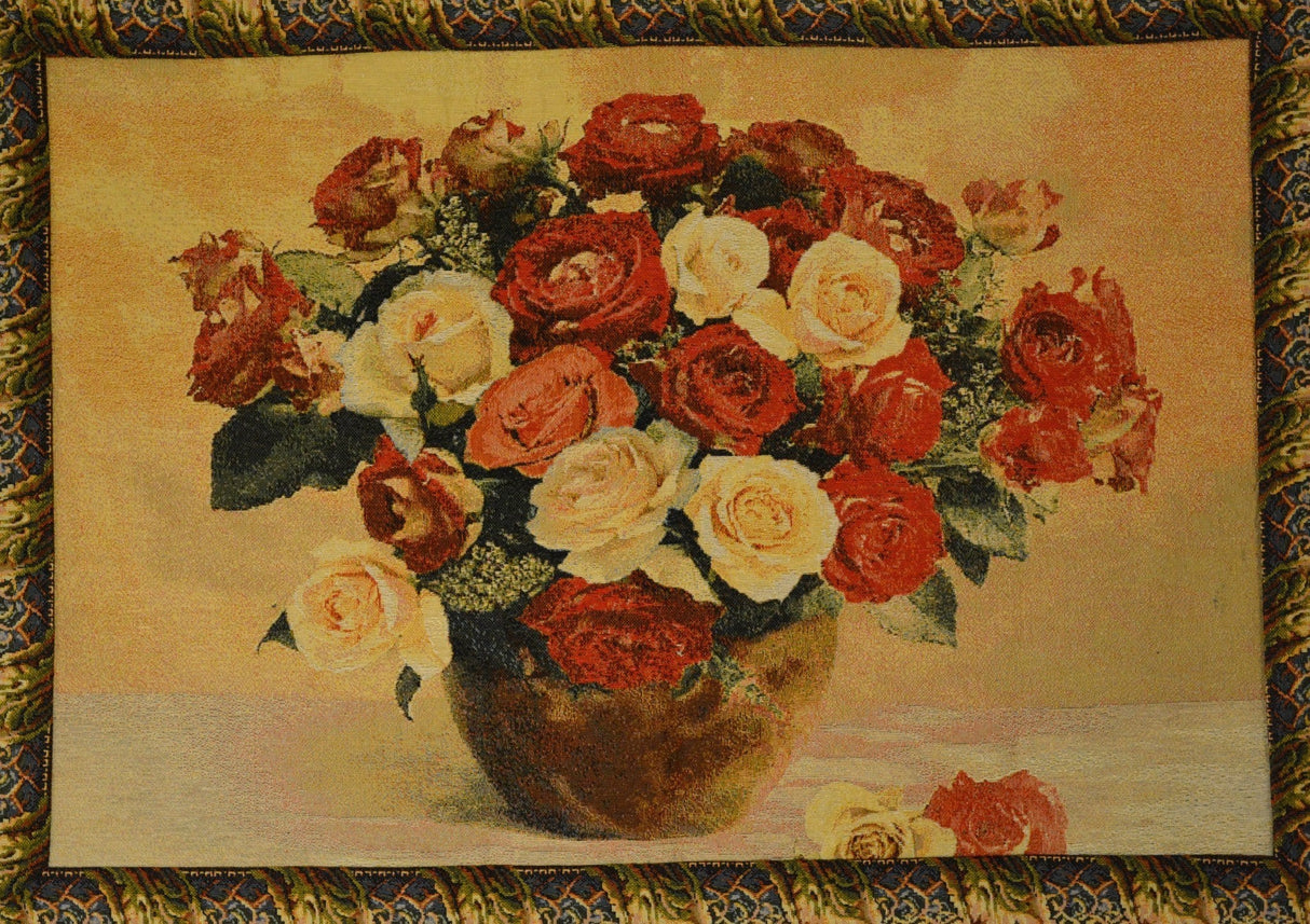 Tache Tapestry Red Rose Bouquet Valentine's Proposal Wall Hanging Art 27 x 20 (12442E) from Tache Home Fashion