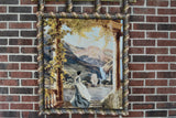 Tache Tapestry Faraway Longing Coastal Mountain Range Wall Hanging Artwork 28 x 31 (13606) from Tache Home Fashion
