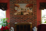 Tache Tapestry Summer Ocean View Coastal Table for Two Wall Hanging Art 28 x 47 (13571B) from Tache Home Fashion