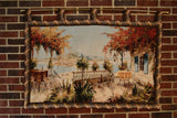 Tache Tapestry Summer Ocean View Coastal Table for Two Wall Hanging Art 28 x 47 (13571B) from Tache Home Fashion