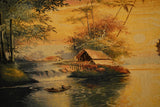 Tache 28 x 55 Exotic Ships on The Horizon Coastal Tapestry Wall Hanging (WH-DB15152) from Tache Home Fashion