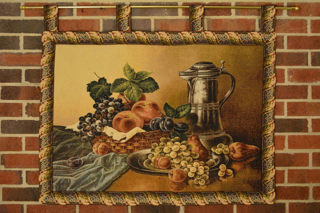 Tache Tapestry Fruit Bouquet Seasonal Harvest Feast Wall Hanging Art 33 x 24 (13123) from Tache Home Fashion