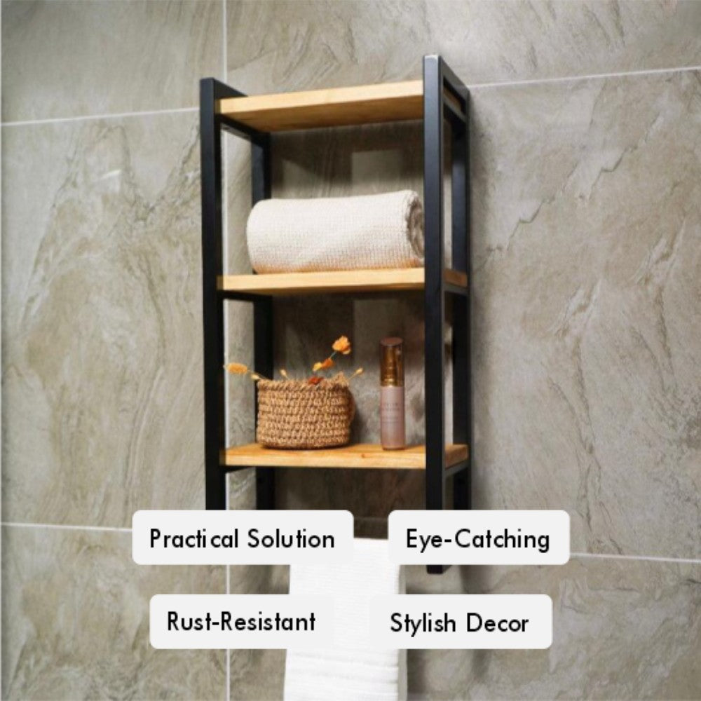 3-Tier Bathroom Shelf, Storage for Towel and Blanket, Decorative Items from VITAHOME DESIGN LLC