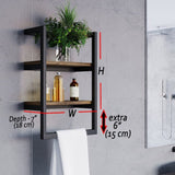 Towel Rack With Towel Bar from VITAHOME DESIGN LLC