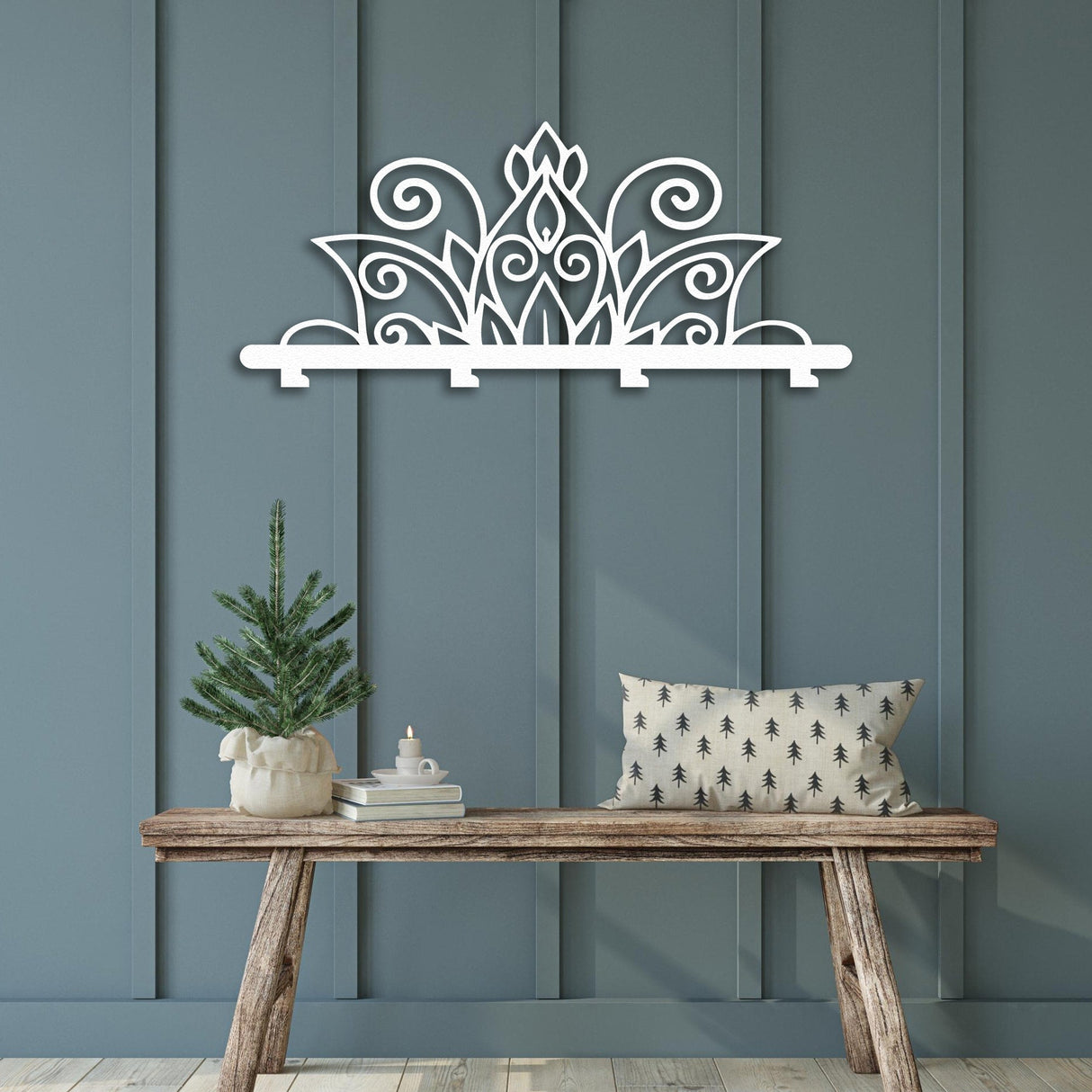 Mandala Style Metal Coat Rack from VITAHOME DESIGN LLC