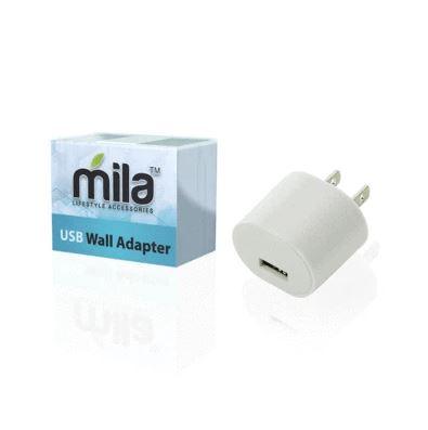 Wall Adapter USB, Compact - Pack of 12 from Mila Lifestyle Accessories