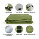Ultralight Camping Sleeping Bag for Warm Weather,Green Blue Black Navy Blue from Redcamp
