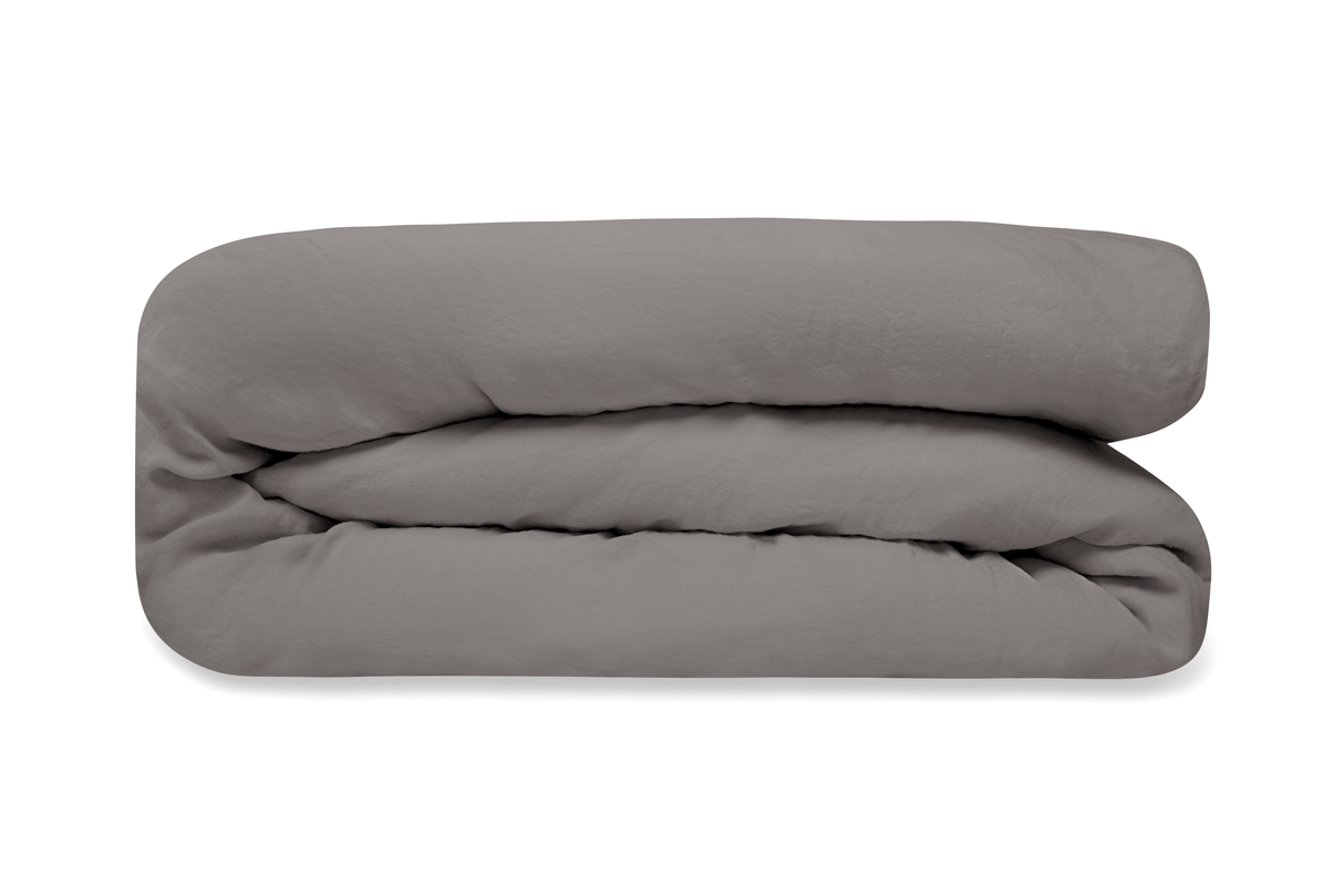 Washed Linen Duvet Cover from French Presse Linens
