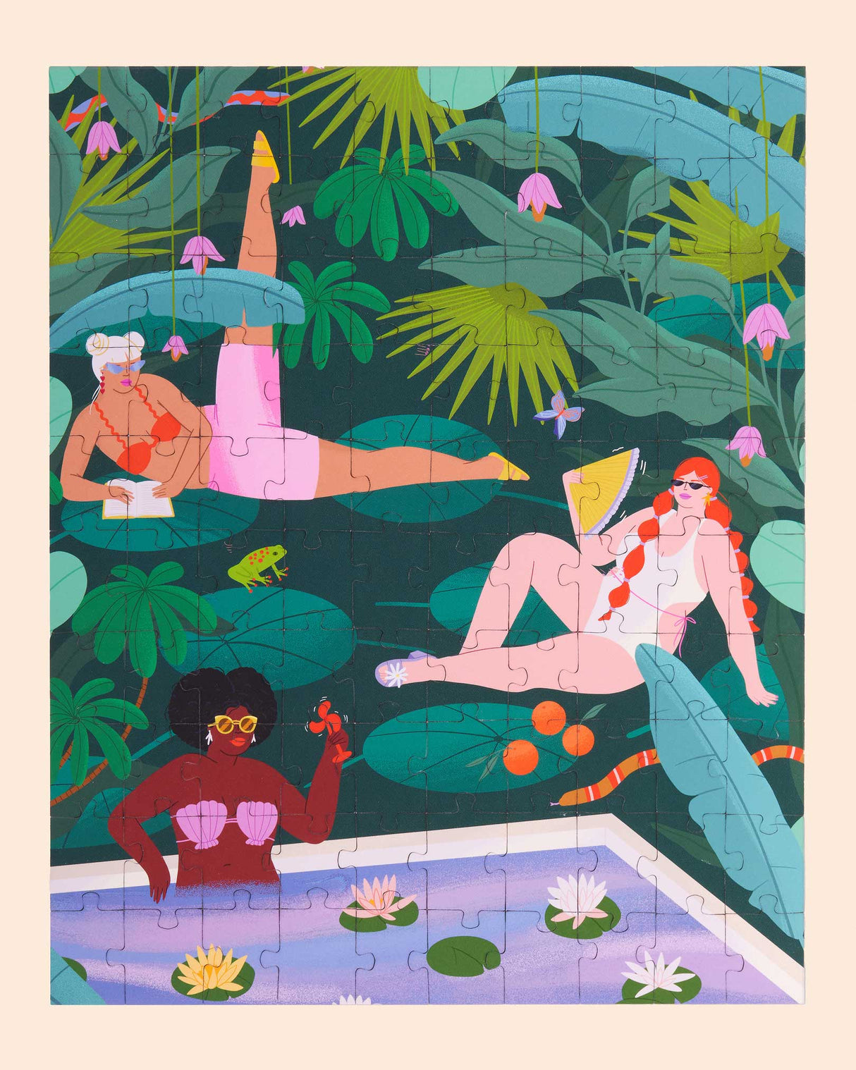 Water Lily Girls Puzzle from Ordinary Habit