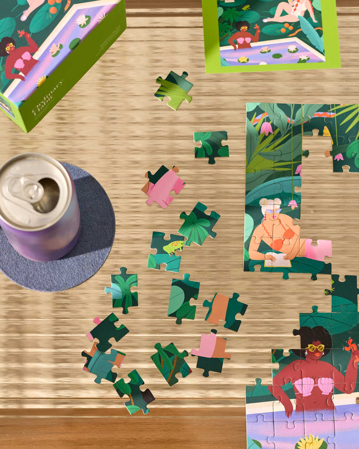 Water Lily Girls Puzzle from Ordinary Habit