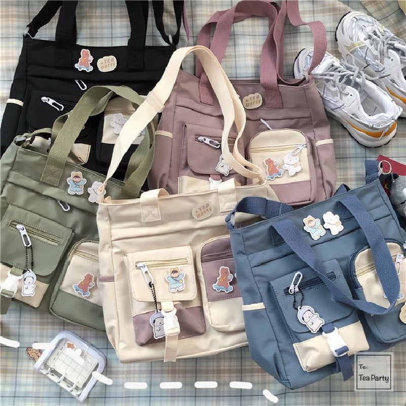 Waterproof Canvas Handbag From Kawaii Stop