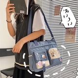Waterproof Canvas Handbag From Kawaii Stop