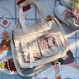 Waterproof Canvas Handbag From Kawaii Stop