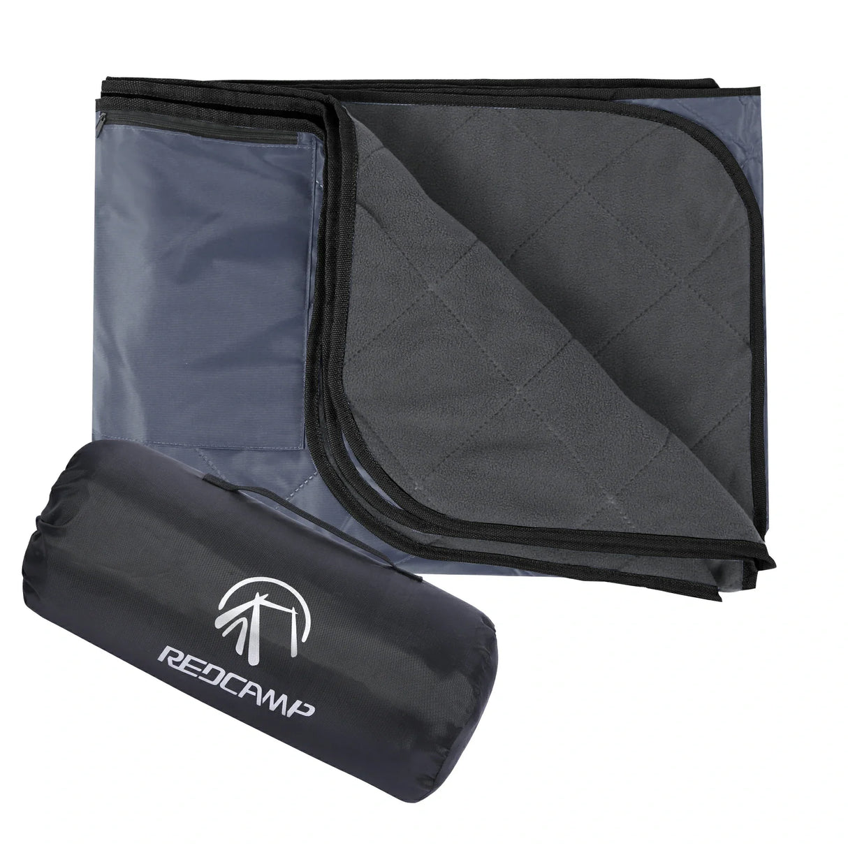 Outdoor Waterproof Blanket with Warm Fleece From Redcamp