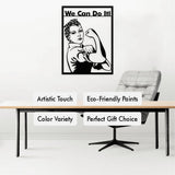 Rosie the Riveter Metal Wall Art from VITAHOME DESIGN LLC