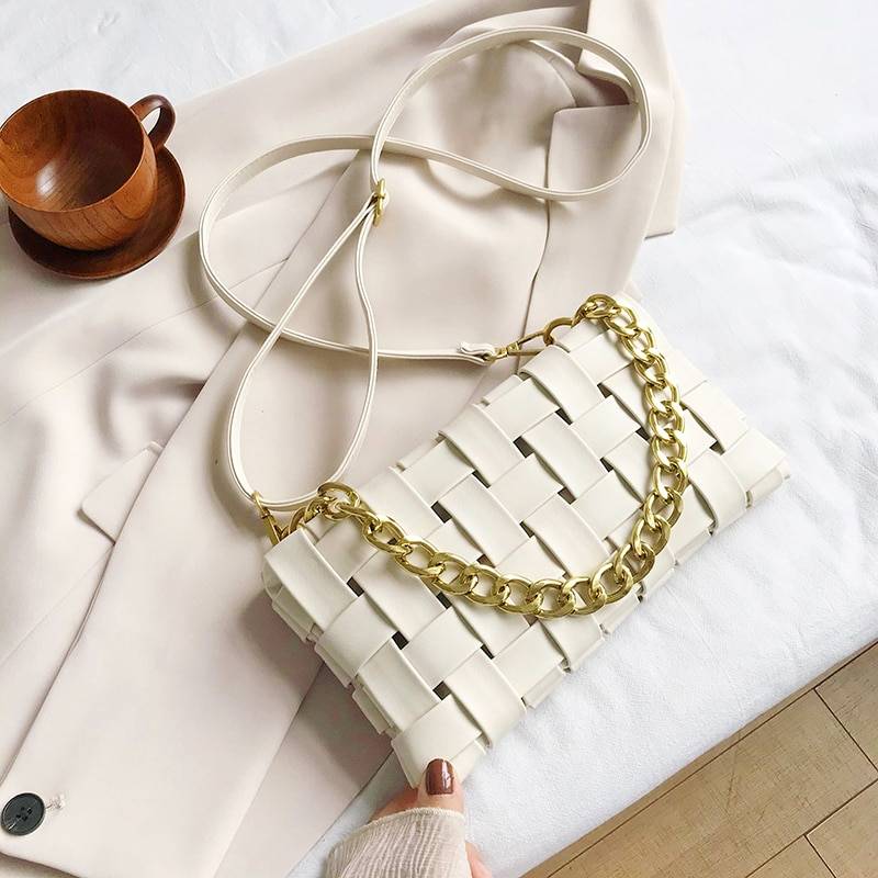 Weave Design Crossbody Bag From Kawaii Stop