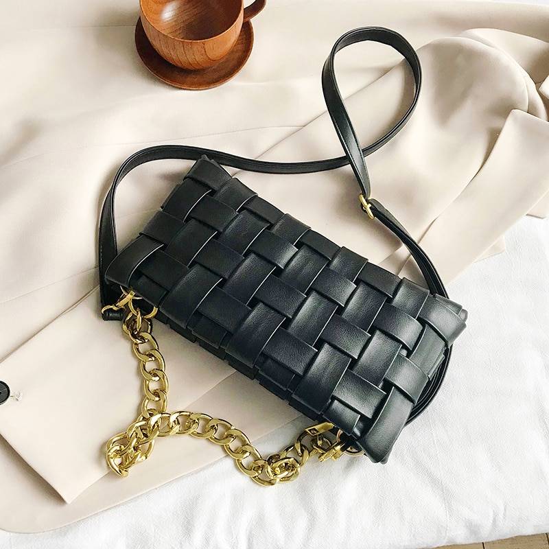 Weave Design Crossbody Bag From Kawaii Stop