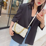 Weave Design Crossbody Bag From Kawaii Stop