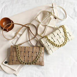 Weave Design Crossbody Bag From Kawaii Stop