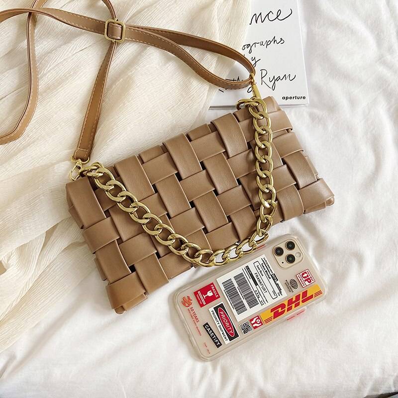 Weave Design Crossbody Bag From Kawaii Stop