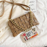 Weave Design Crossbody Bag From Kawaii Stop
