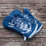 Nautic Home Navy Oven Mitts And Potholder Set From Zapps Clothing