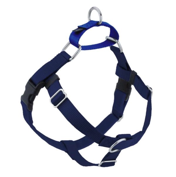 Navy Blue Freedom No-Pull Dog Harness from 2 Hounds Design