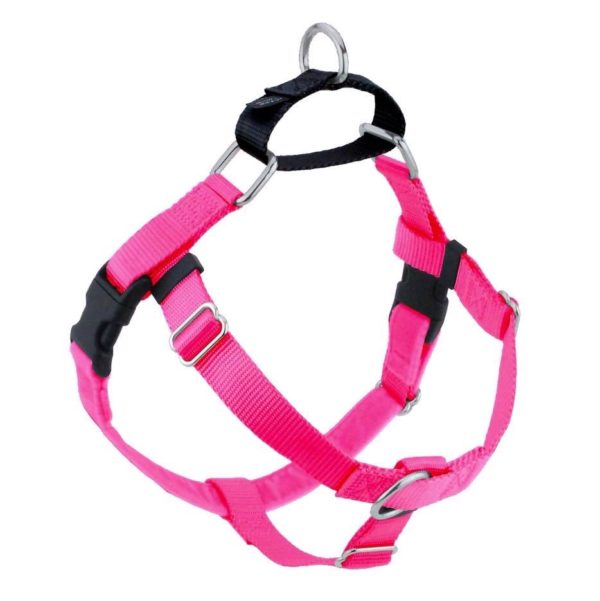 Hot Pink Freedom No-Pull Dog Harness from 2 Hounds Design