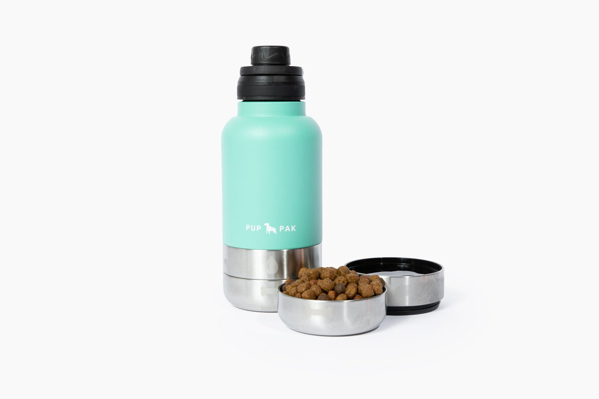 Pup Pak Dog Water Bottle with Detachable Bowls From Pup Pak