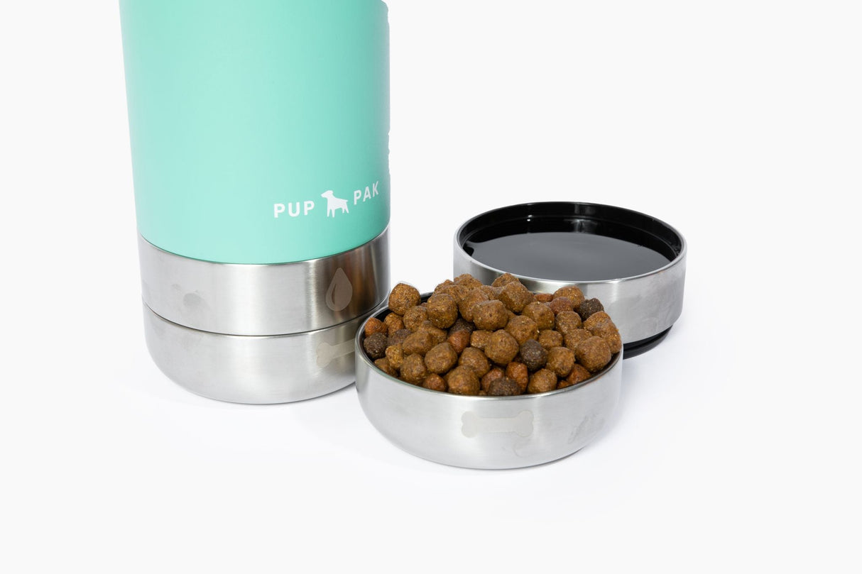 Pup Pak Dog Water Bottle with Detachable Bowls From Pup Pak