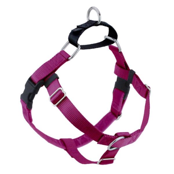 Raspberry Freedom No-Pull Dog Harness from 2 Hounds Design