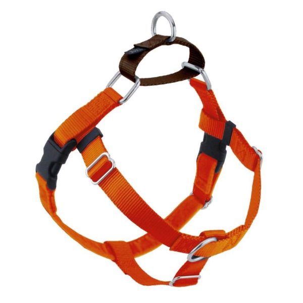 Rust 1″ Only Freedom No-Pull Dog Harness from 2 Hounds Design
