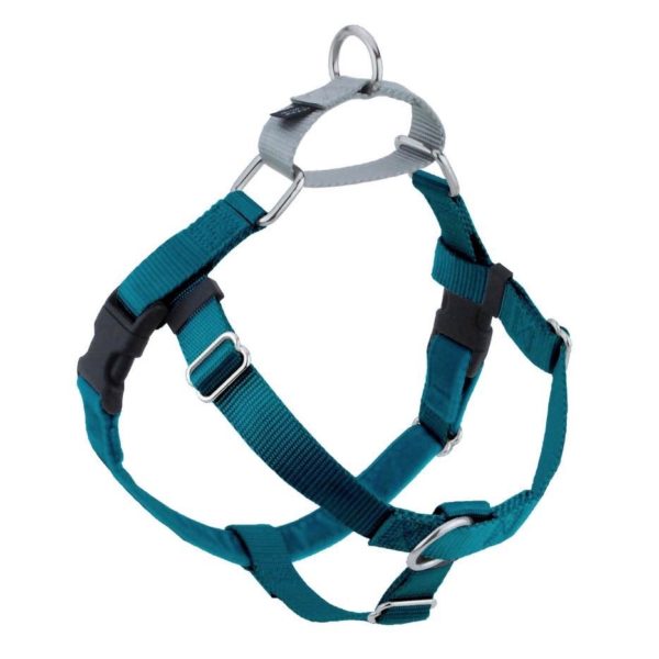 Teal Freedom No-Pull Dog Harness from 2 Hounds Design