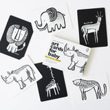 Art Cards for Baby - Safari Collection From Wee Gallery