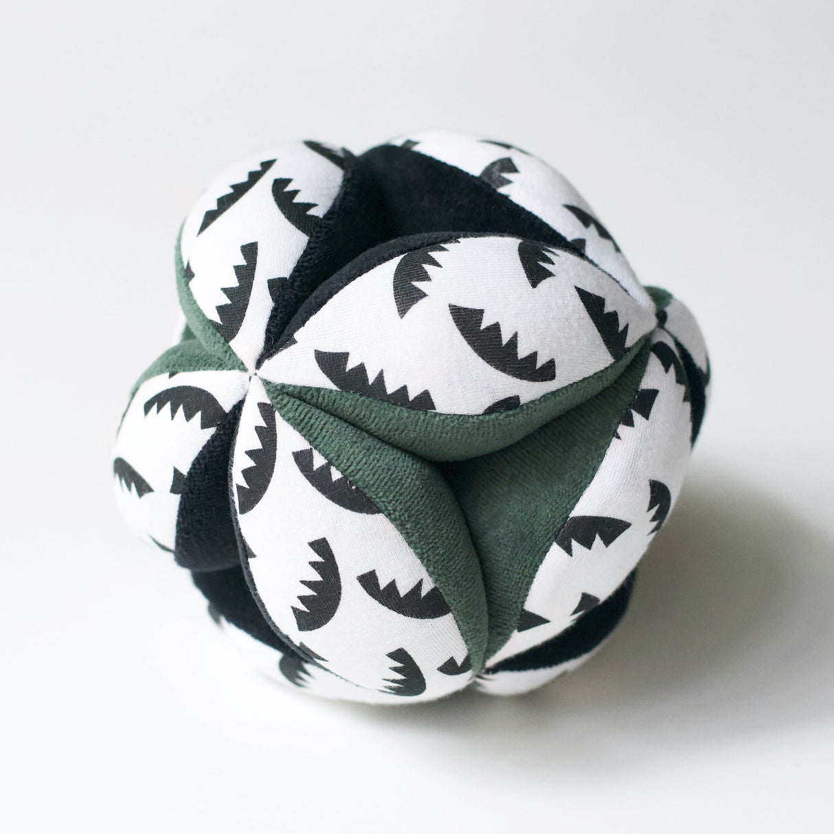 Jungle Leaves Clutch and Taggy Ball Bundle From Wee Gallery