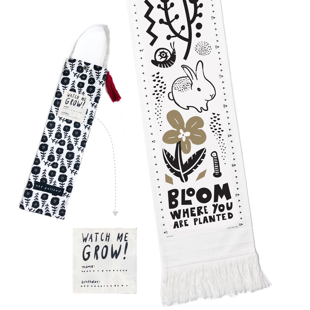 Canvas Growth Chart - Bloom From Wee Gallery