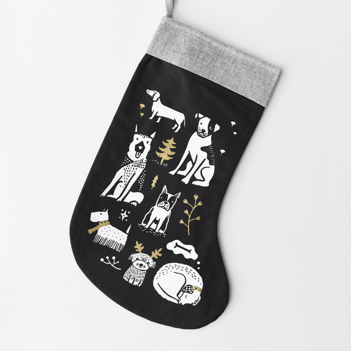 Festive Pups Stocking From Wee Gallery