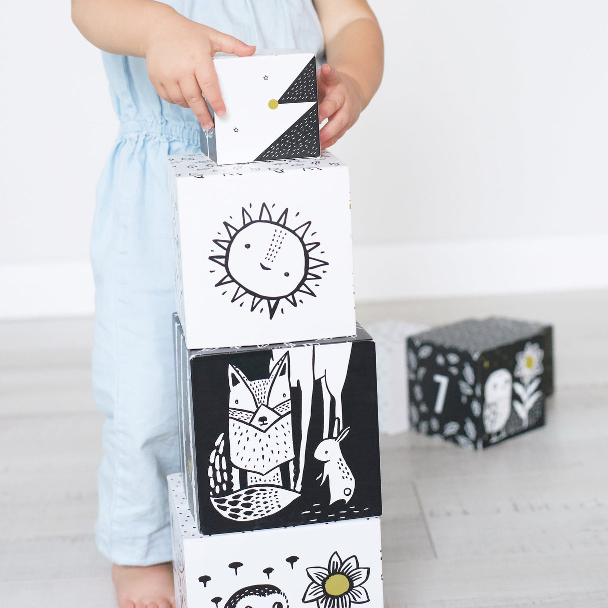 Nesting Blocks - Woodland Numbers From Wee Gallery