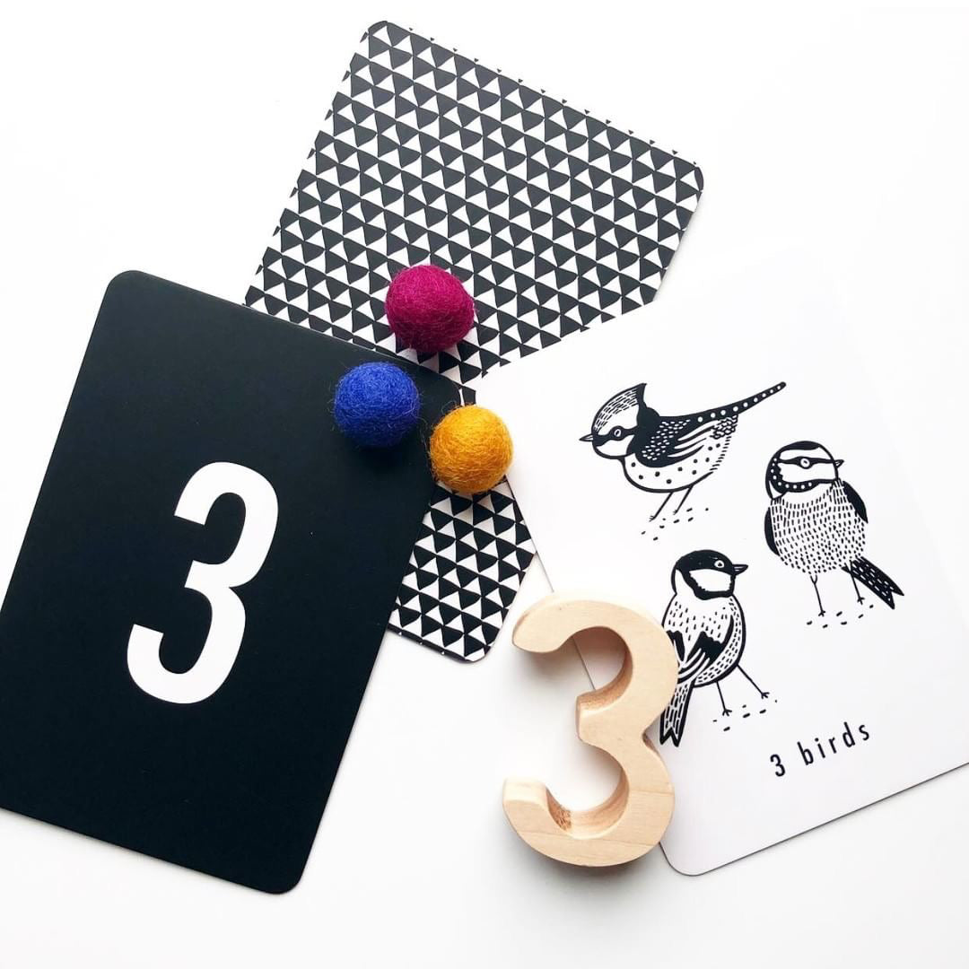 Nature Number Cards From Wee Gallery