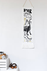 Canvas Growth Chart - Dinos From Wee Gallery