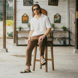 Men's Sandstone Amalfi Crossover Sandal From Del Toro Shoes