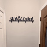 Welcome Written Metal Coat Rack from VITAHOME DESIGN LLC