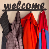 Welcome Written Metal Coat Rack from VITAHOME DESIGN LLC