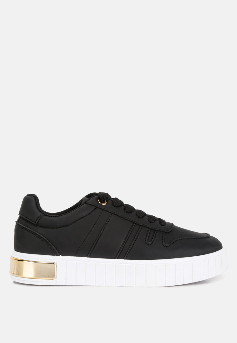 Welsh Panelling Detail Sneakers from London Rag International
