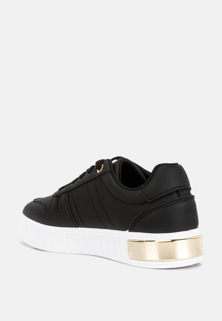 Welsh Panelling Detail Sneakers from London Rag International