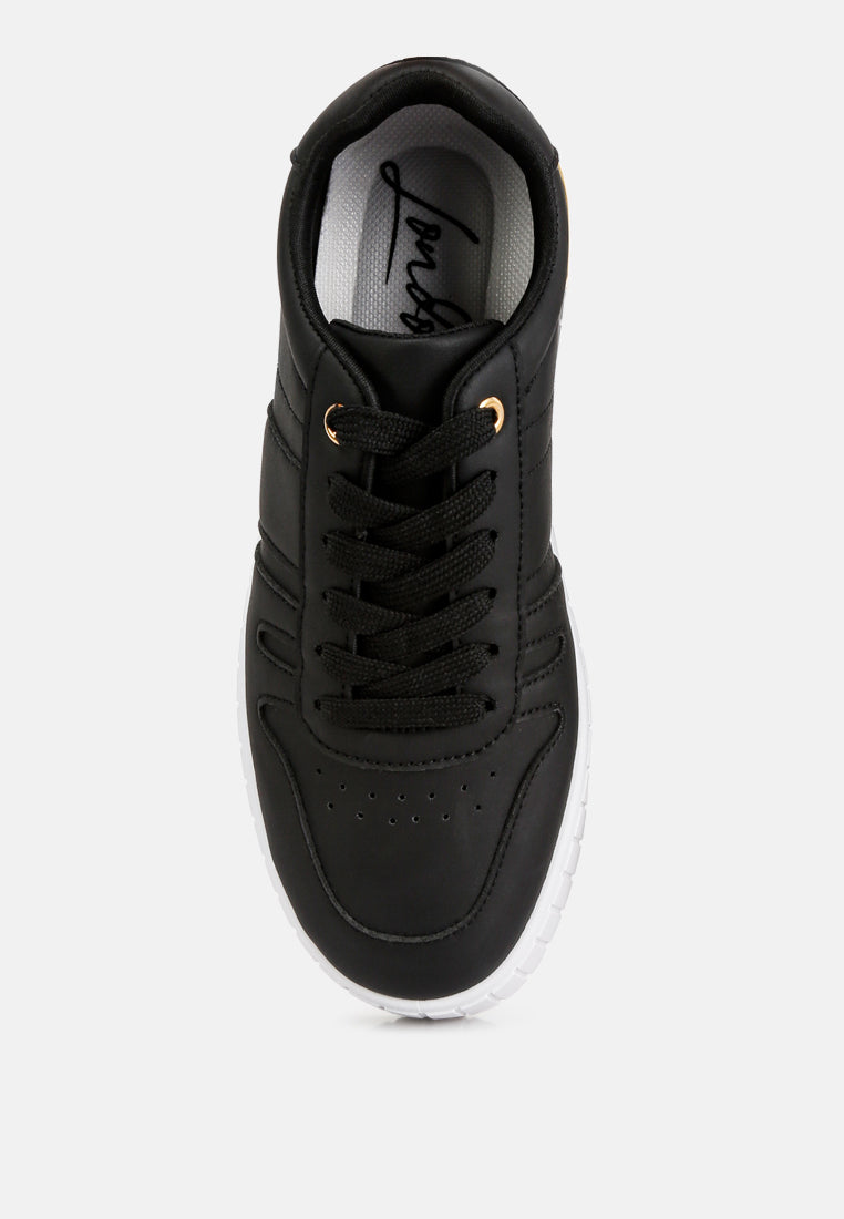 Welsh Panelling Detail Sneakers from London Rag International