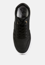 Welsh Panelling Detail Sneakers from London Rag International