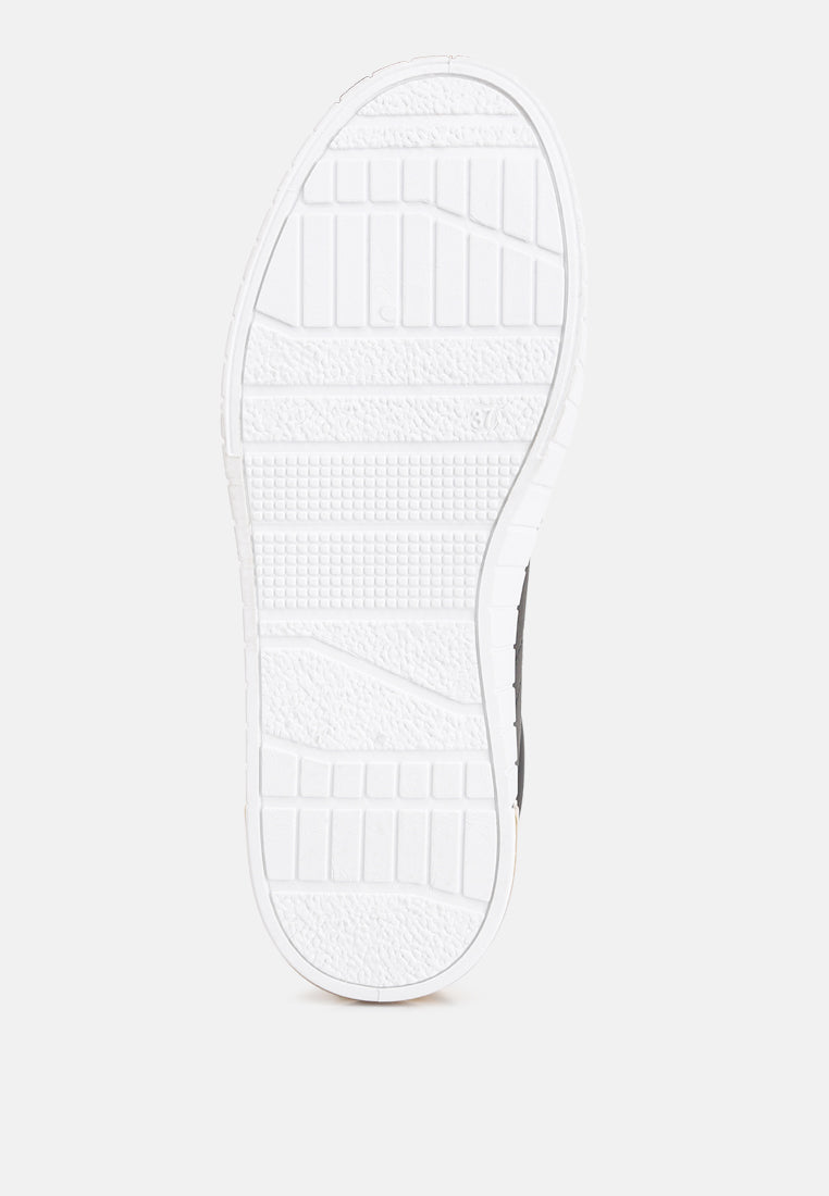 Welsh Panelling Detail Sneakers from London Rag International