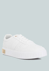 Welsh Panelling Detail Sneakers from London Rag International